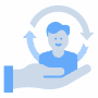 Long client retention illustration icon